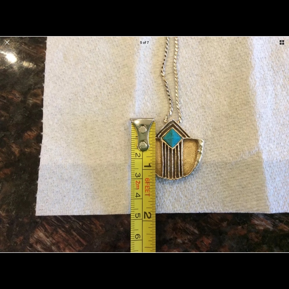 Grosse Solid Sterling Silver/Gold Plated Necklace - image 5